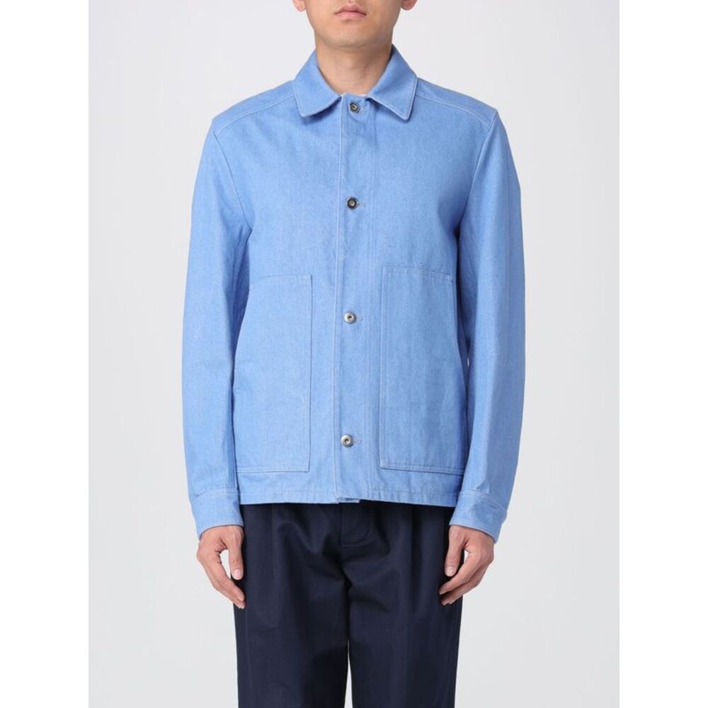 Doppiaa Jacket Men Gnawed Blue